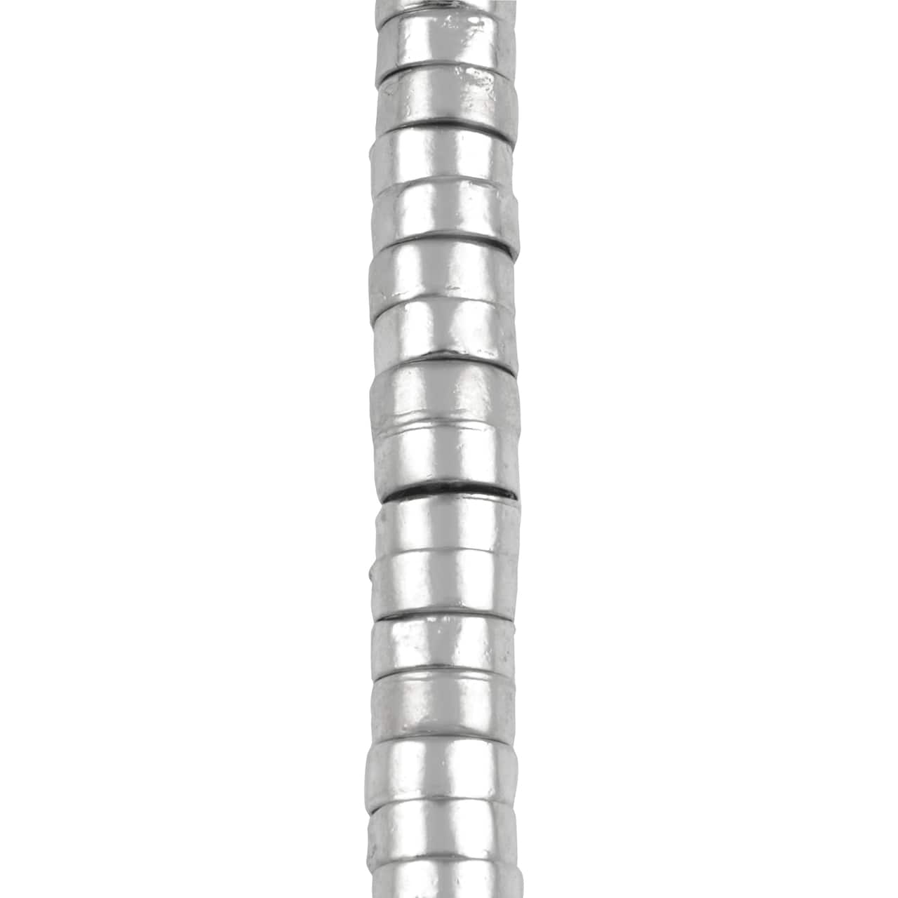 Rhodium Metal Disc Beads by Bead Landing™